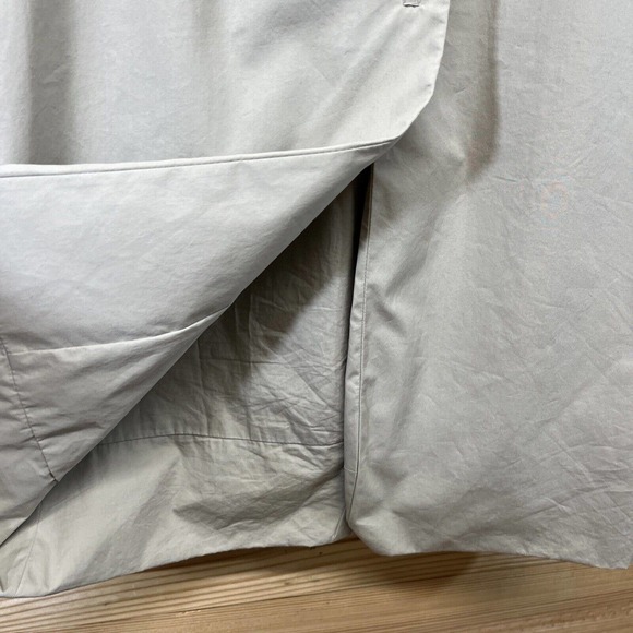 Pauw Amsterdam Jacket Size 2 Khaki Beige Snap Down Pockets Longline Trench B81 - Picture 7 of 16